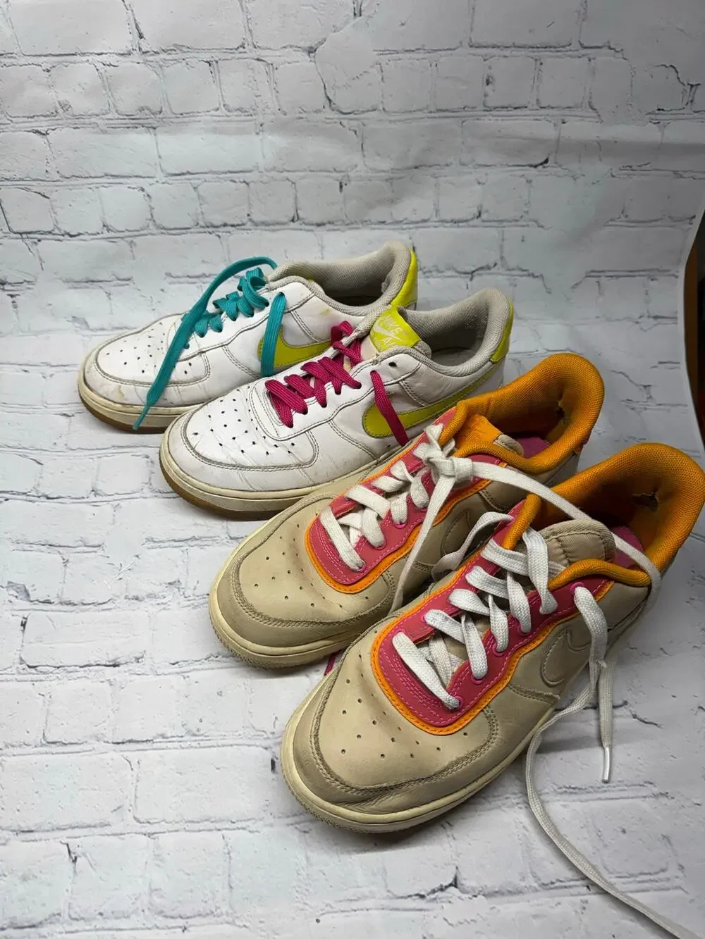 Set of 2 Nike Air Force 1 Low Girls Play Shoes